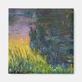 The Water Lilies - Setting Sun, Claude Monet, 1916 Magneet (Voorkant)