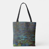 The Water Lilies - Setting Sun, Claude Monet, 1916 Tote Bag (Achterkant)