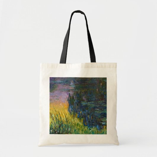 The Water Lilies - Setting Sun, Claude Monet, 1916 Tote Bag (Voorkant)