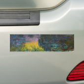 The Water Lilies - Setting Sun, Claude Monet Bumpersticker (Op auto)