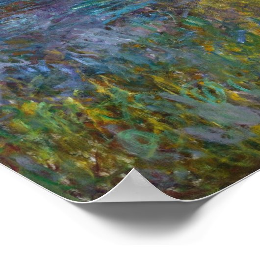 The Water Lilies - Setting Sun, Claude Monet Poster (Hoek)