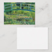 The Water-Lily Pond, 1899 by Claude Monet Notitiekaartje (Voorkant / Achterkant)