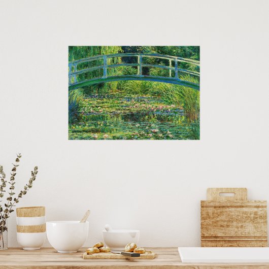 The Water-Lily Pond, 1899 by Claude Monet Poster (Keuken)