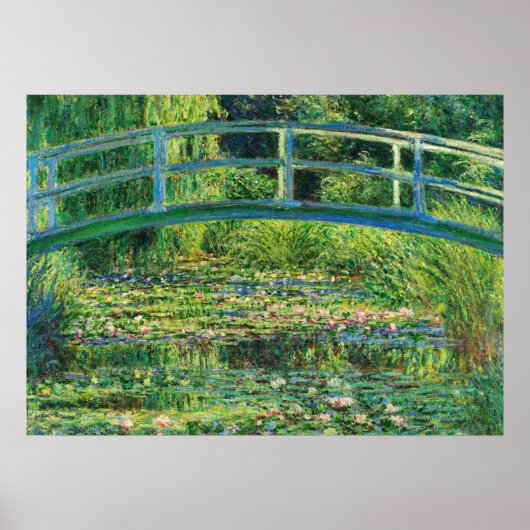 The Water-Lily Pond, 1899 by Claude Monet Poster (Voorkant)