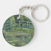 The Water-Lily Pond, Landscape Oil Painting, Monet Sleutelhanger (Achterkant)