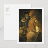 The Water Seller of Sevilla, c.1620 (olie op canva Briefkaart (Voorkant / Achterkant)
