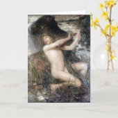 The Water Sprite Fine Art Greetings Card Kaart (Gele Bloem)