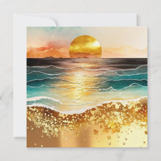The Watercolor Beach Serie Ontwerp 3