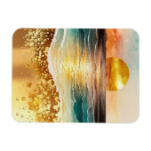 The Watercolor Beach Serie Ontwerp 3 Magneet (Horizontaal)
