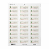 The Watercolor Desert Range Trouw Suite - Etiket (Full Sheet)