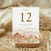 The Watercolor Desert Range Trouw Suite - Kaart