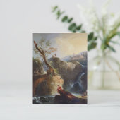 The Waterfall, 1773 Briefkaart (Staand voorkant)