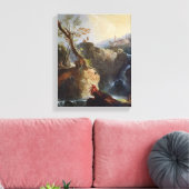 The Waterfall, 1773 Canvas Afdruk (Insitu (Woonkamer))