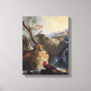 The Waterfall, 1773 Canvas Afdruk