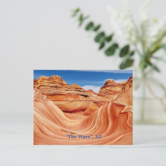 "The Wave", Briefkaart Arizona (Staand voorkant)