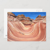 The Wave, Coyote Butte North, Vermiljoen Cliffs Briefkaart (Voorkant / Achterkant)