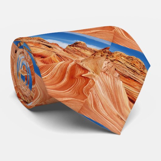 The Wave, Hiker's Paradise Natuur Foto Stropdas (Opgerold)