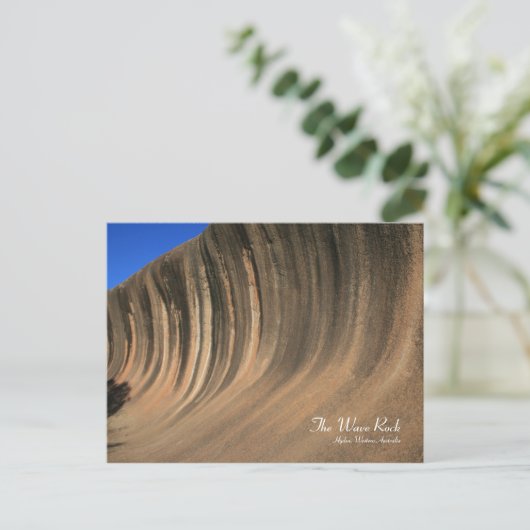 The Wave Rock, Hyden, Australië - Briefkaart (Staand voorkant)