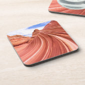 The Wave Sandstone Rock Formation Bier Onderzetter (Linkerzijde)