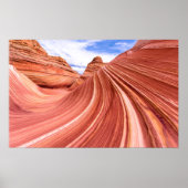 The Wave Sandstone Rock Formation Poster (Voorkant)