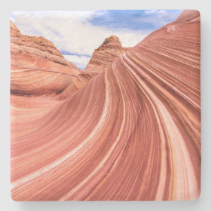 The Wave Sandstone Rock Formation Stenen Onderzetter