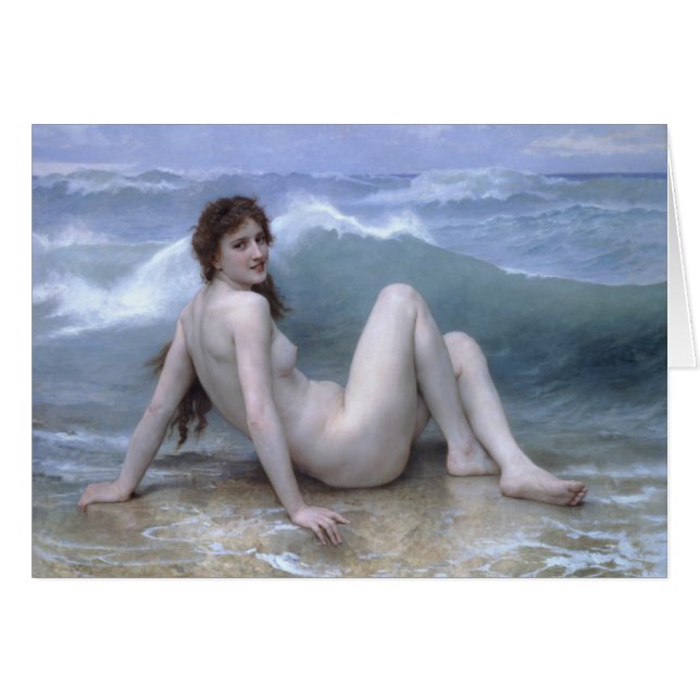 The Wave van William-Adolphe Bouguereau (Voorkant Horizontaal)