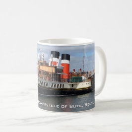 The Waverley Paddle Steamer, Rothesay, Schotland Koffiemok