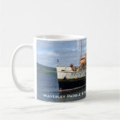 The Waverley Paddle Steamer, Rothesay, Schotland Koffiemok (Links)