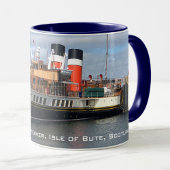 The Waverley Paddle Steamer, Rothesay, Schotland Mok