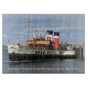 The Waverley Paddle Steamer, Rothesay, Schotland Snijplank