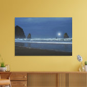 The Waves Chicane 36 x 24 stretched canvas print (Insitu (Woonkamer))