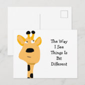 The Way I See Thinks Briefkaart (Voorkant / Achterkant)