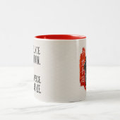 The Way of Karate - Brushstroke Power Tweekleurige Koffiemok (Center)