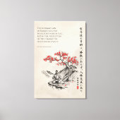 The Way of Karate - Wisdom of Gichin Funakoshi Canvas Afdruk (Voorkant)