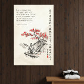 The Way of Karate - Wisdom of Gichin Funakoshi Canvas Afdruk