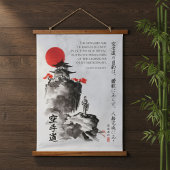 The Way of Karate - Wisdom of Gichin Funakoshi Hangend Wandkleed