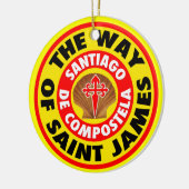 The Way of Saint James Keramisch Ornament (Links)