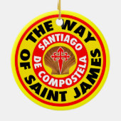 The Way of Saint James Keramisch Ornament (Achterkant)
