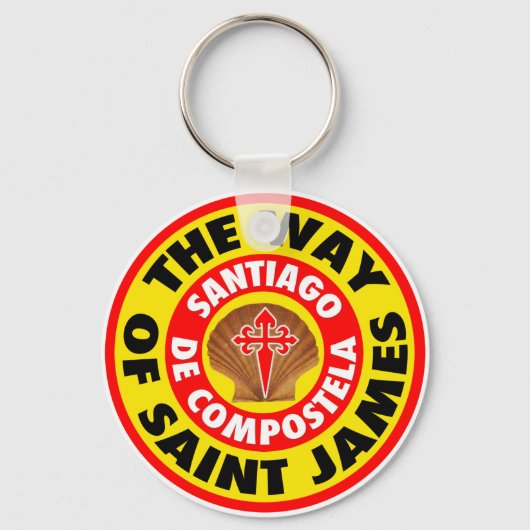 The Way of Saint James Sleutelhanger (Voorkant)