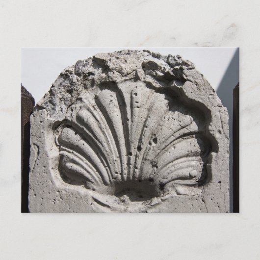 The Way of St. James, Scallop Route Marker Briefkaart (Voorkant)