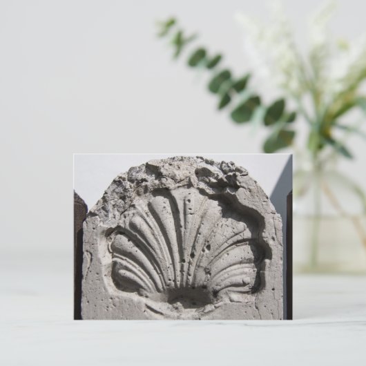 The Way of St. James, Scallop Route Marker Briefkaart (Staand voorkant)