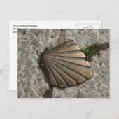 The Way of St. James, Scallop Route Marker Briefkaart (Voorkant / Achterkant)