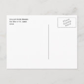 The Way of St. James, Scallop Route Marker Briefkaart (Achterkant)