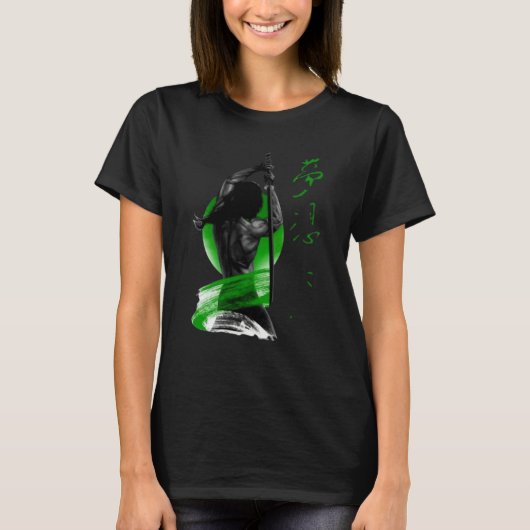 THE WAY OF THE SWORD SAMURAI WARRIOR  2 T-SHIRT (Voorkant)