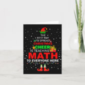 The Way To Spread Christmas Cheer Is Teaching Math Kaart (Voorkant)