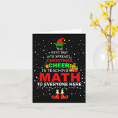 The Way To Spread Christmas Cheer Is Teaching Math Kaart (Gele Bloem)