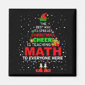 The Way To Spread Christmas Cheer Is Teaching Math Magneet (Voorkant)
