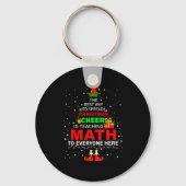 The Way To Spread Christmas Cheer Is Teaching Math Sleutelhanger (Voorkant)