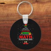 The Way To Spread Christmas Cheer Is Teaching Math Sleutelhanger (Voorkant)