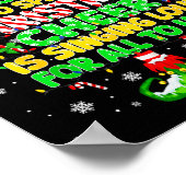 The Way To Spread Christmas Elf Xmas Boys Mens Kid Poster (Hoek)